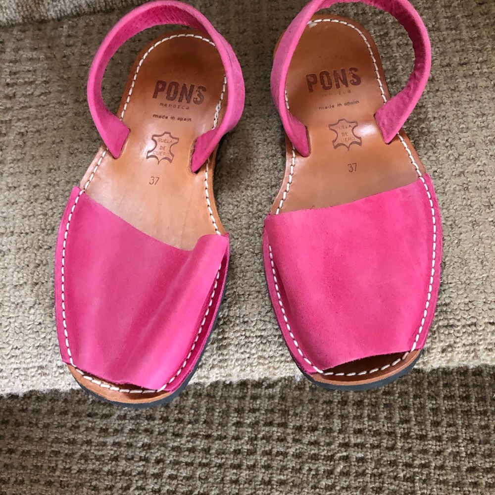 Pretty in Pink Sandals - SOLD